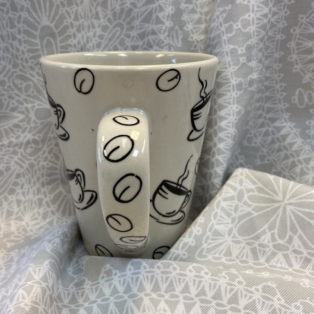 Classic Ceramics California Pantry "Cup & Saucer Coffee Bean" Coffee Tea… - Picture 2 of 8
